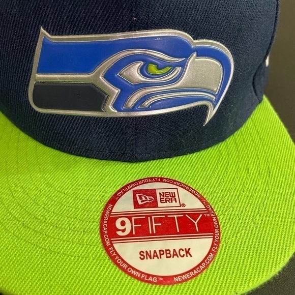 New Era 9Fifty Seattle Seahawks SnapBack Vintage Hat • NWOT - Picture 9 of 9